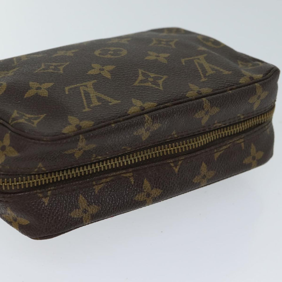 Louis Vuitton Trousse De Toilette 18  Canvas Clutch Bag