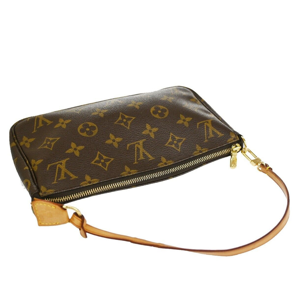 Louis Vuitton Pochette Accessoires  Canvas Clutch Bag