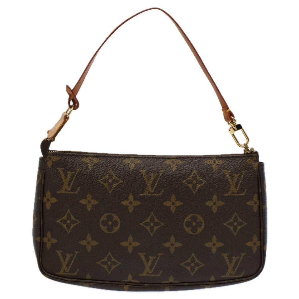 Louis Vuitton Pochette Accessoire  Canvas Clutch Bag