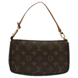 Louis Vuitton Pochette Accessoire  Canvas Clutch Bag