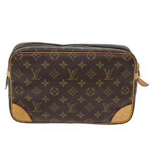 Louis Vuitton Compiegne 28  Canvas Clutch Bag