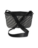 Dior Blue Oblique & Leather Saddle Messenger Bag