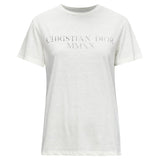 Dior MMXX Together Apart Print Washed Cotton Linen Sleeve Tshirt