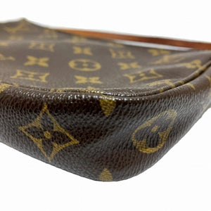 Louis Vuitton Pochette Accessoire  Canvas Clutch Bag