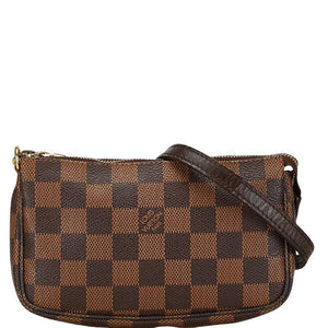 Louis Vuitton Pochette Accessoires  Canvas Clutch Bag