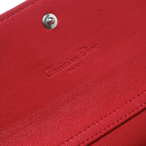 Dior Two Tone Pink Cannage Leather Lady Dior Rendez-Vous Wallet..