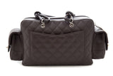 Chanel Brown Cambon Multipocket Handbag