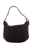 Gucci Vintage Black Monogram Hobo