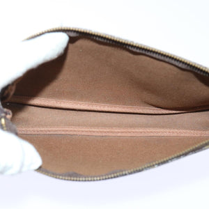 Louis Vuitton Pochette Accessoire  Canvas Clutch Bag