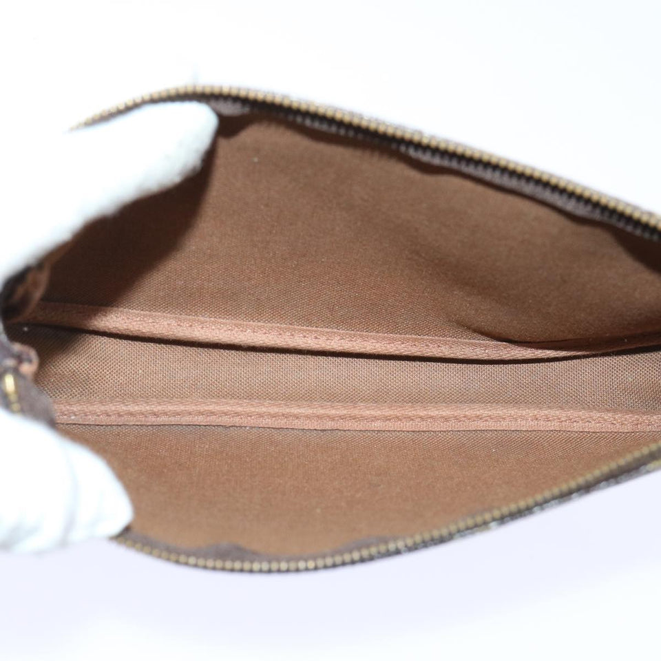 Louis Vuitton Pochette Accessoire  Canvas Clutch Bag