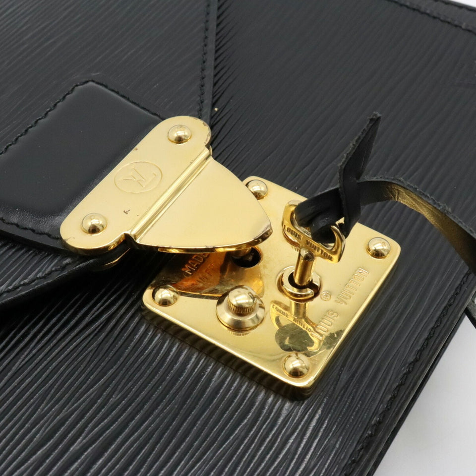 Louis Vuitton Sellier Drangonne  Leather Clutch Bag