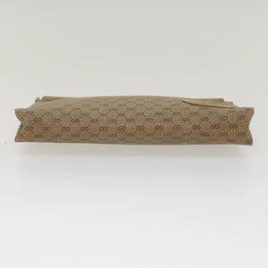 GUCCI Micro GG Canvas Clutch Bag PVC Leather Beige 67-039-5229  ep1090