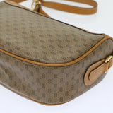 GUCCI Micro GG Canvas Web Sherry Line Shoulder Bag Beige Red Green  ep1231
