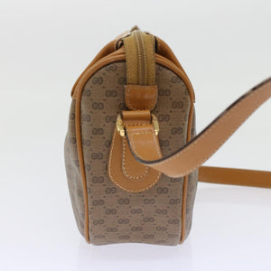 GUCCI Micro GG Canvas Web Sherry Line Shoulder Bag Beige Red Green  ep1231
