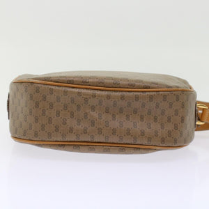 GUCCI Micro GG Canvas Web Sherry Line Shoulder Bag Beige Red Green  ep1231