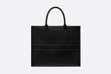Christian Dior Book Tote Black Calfskin