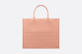 Christian Dior Book Tote Rose Des Vents Calfskin