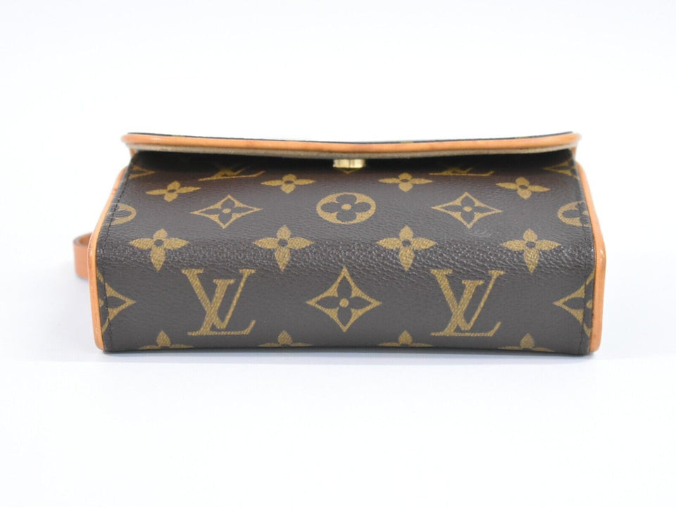 Louis Vuitton Pochette Florentine  Canvas Clutch Bag
