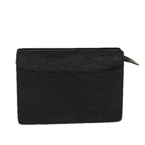 Louis Vuitton Epi Pochette Homme Clutch Bag Black Noir