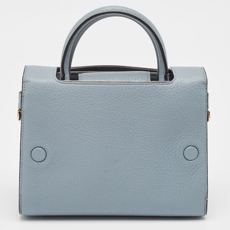 Dior Blue Leather Mini Diorever Tote