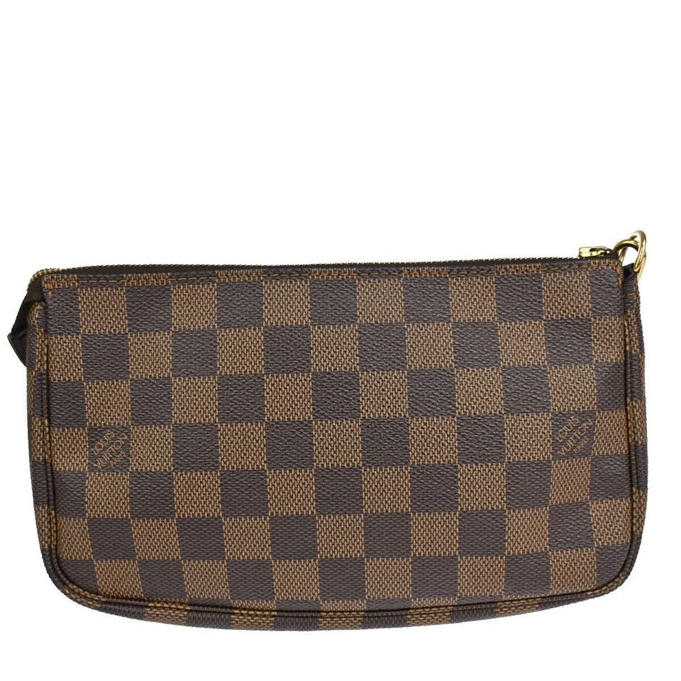 Louis Vuitton Pochette Accessoires  Canvas Clutch Bag