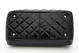 Chanel Black Diamond quilted "2009-2010"  Handbag