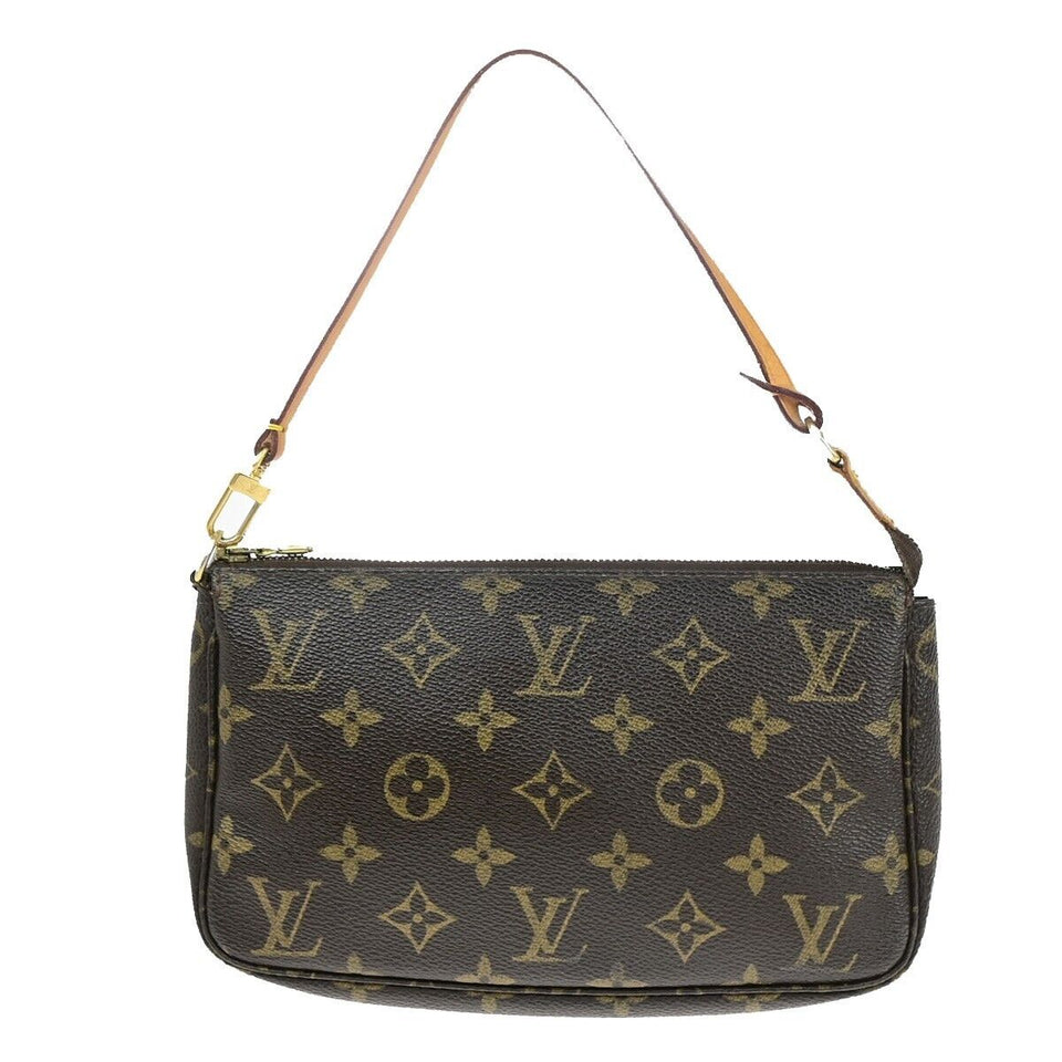 Louis Vuitton Pochette Accessoires  Canvas Clutch Bag