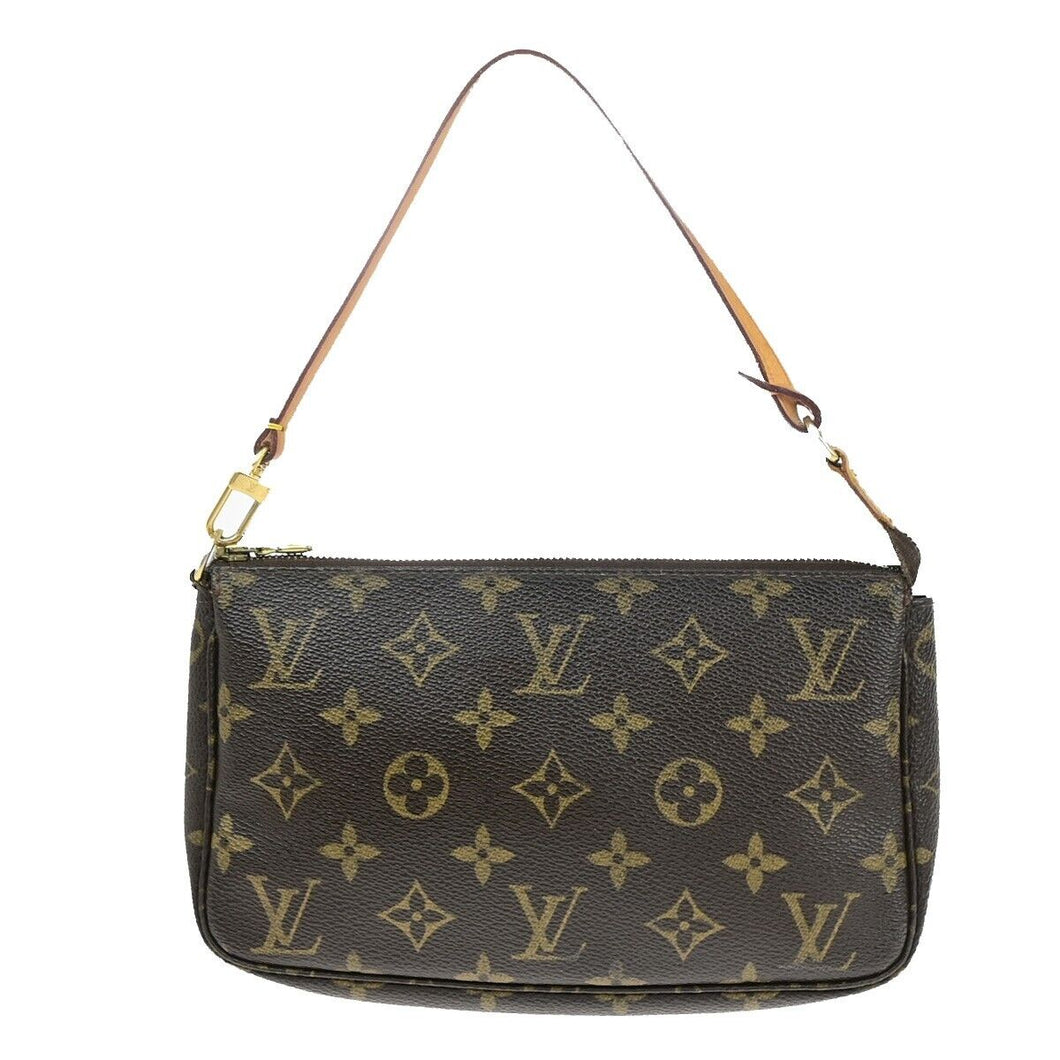Louis Vuitton Pochette Accessoires  Canvas Clutch Bag