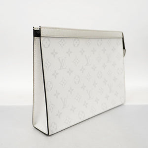 Louis Vuitton Pochette Voyage  Leather Clutch Bag