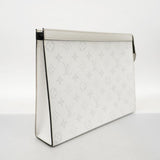 Louis Vuitton Pochette Voyage  Leather Clutch Bag