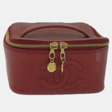 Red Leather Vanity clutch