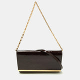 Amarante Monogram Vernis Ana Clutch Bag