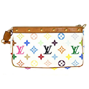 Louis Vuitton Pochette Accessoires  Canvas Clutch Bag
