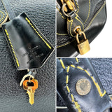 Louis Vuitton 2008 Black Suhali Le Radieux Satchel Bag