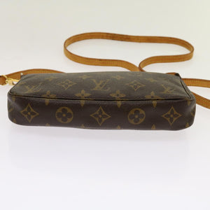 Louis Vuitton Pochette Accessoire  Canvas Clutch Bag