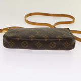 Louis Vuitton Pochette Accessoire  Canvas Clutch Bag