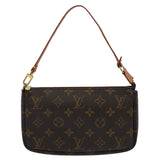 Louis Vuitton Pochette Accessoires  Canvas Clutch Bag