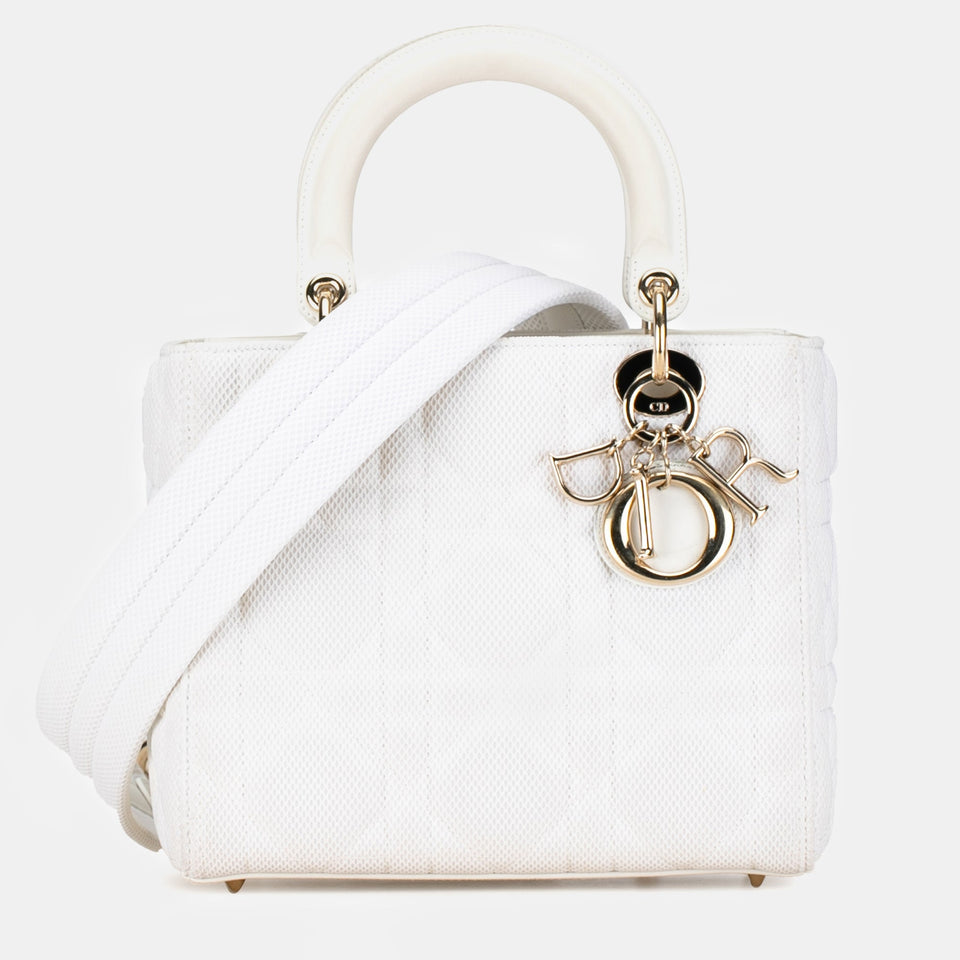 Medium Mesh Cannage Lady Dior