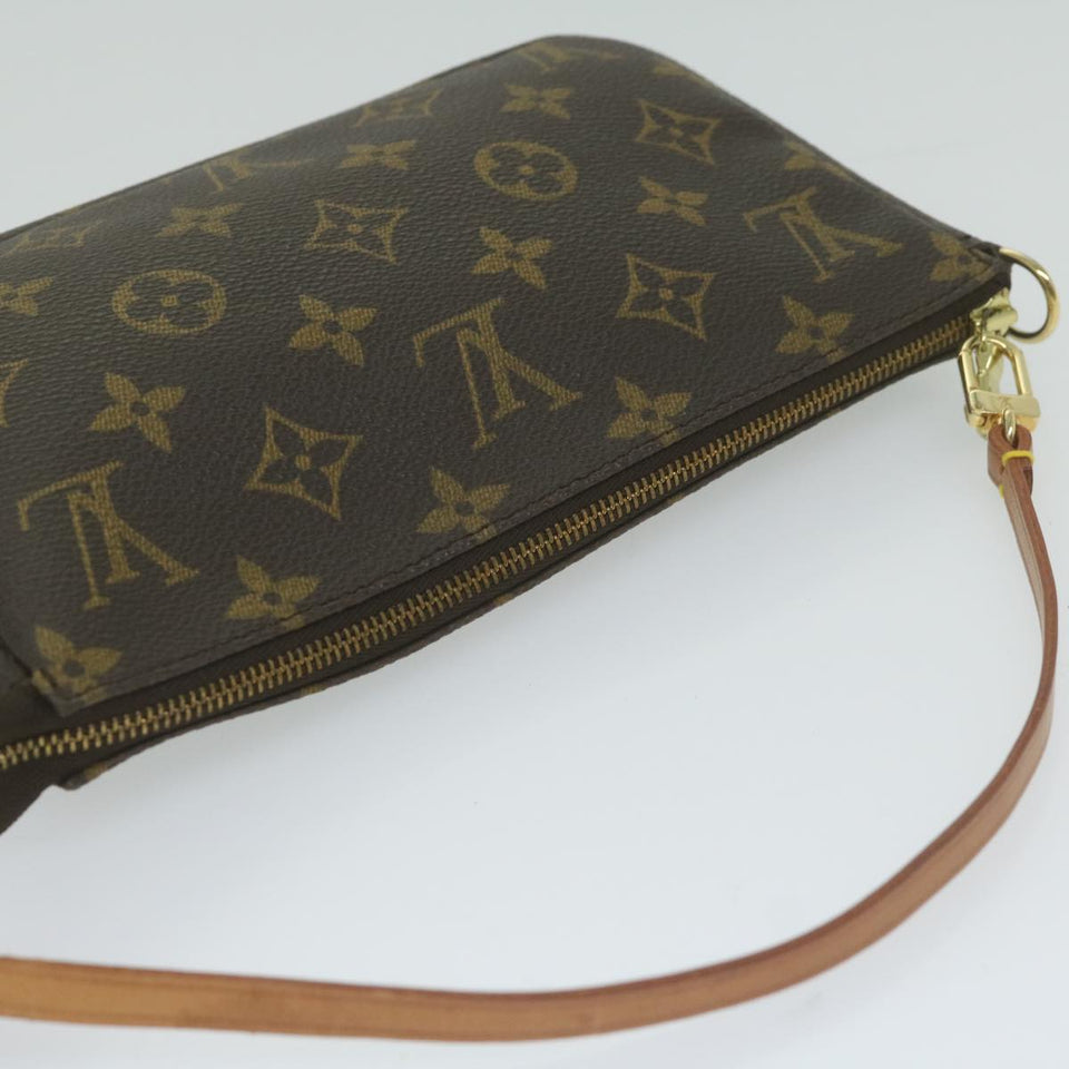 Louis Vuitton Pochette Accessoire  Canvas Clutch Bag