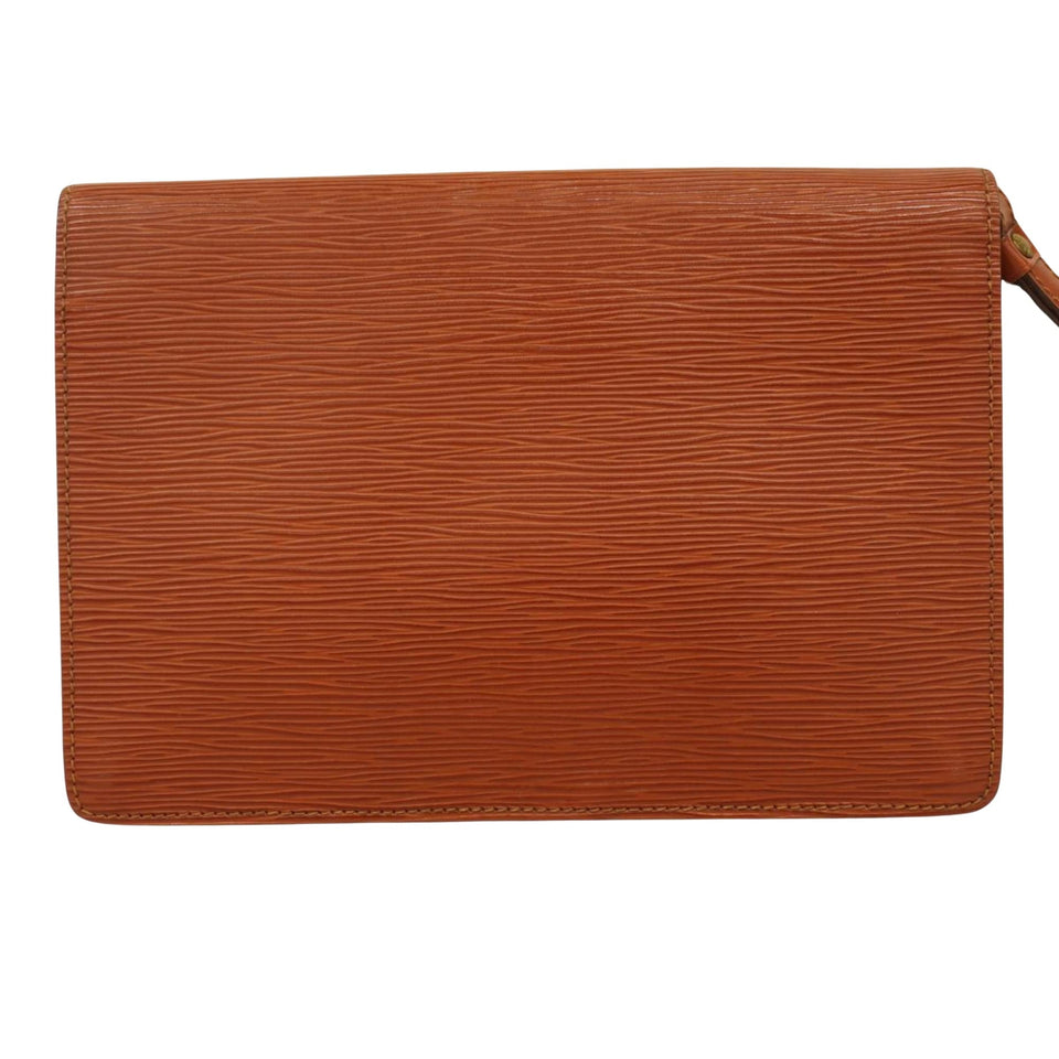 Louis Vuitton Sellier Drangonne  Leather Clutch Bag