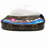 Louis Vuitton Mini Pochette Accessoires  Canvas Clutch Bag
