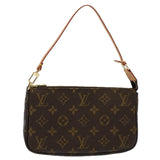 Louis Vuitton Pochette Accessoire  Canvas Clutch Bag