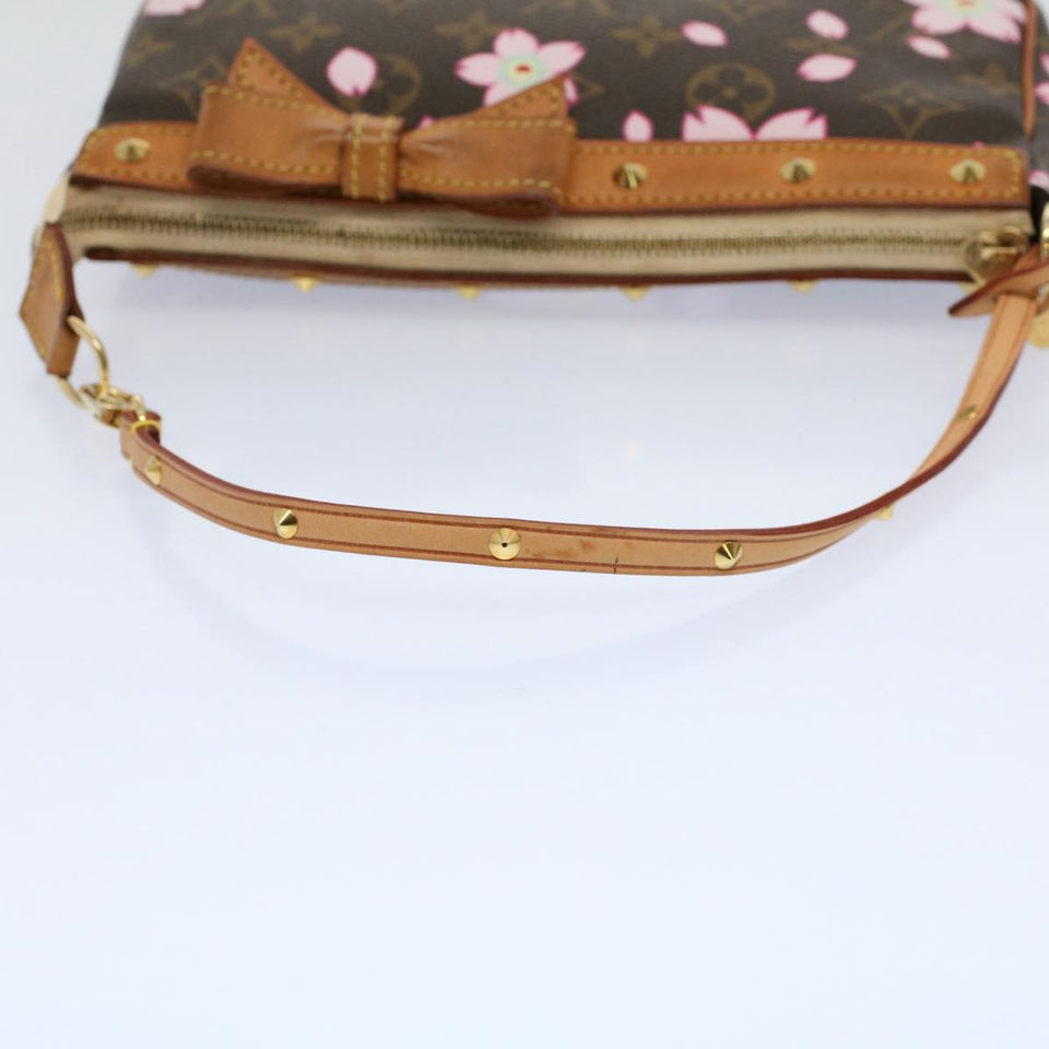 Louis Vuitton Pochette Accessoire  Canvas Clutch Bag