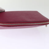Louis Vuitton Cosmetic Pouch  Leather Clutch Bag
