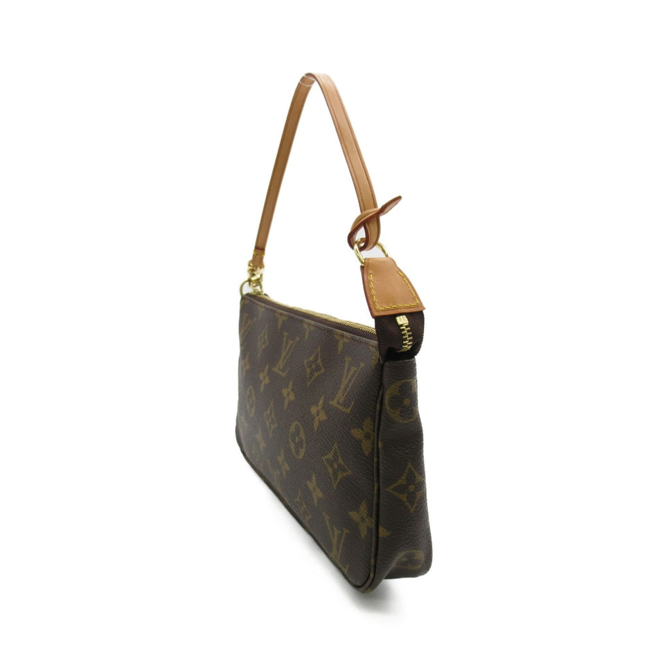 Louis Vuitton Pochette Accessoire  Canvas Clutch Bag