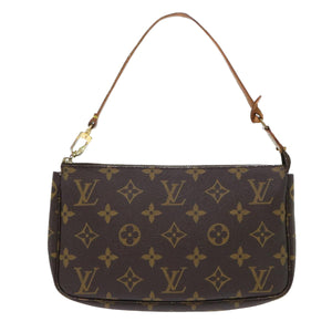 Louis Vuitton Pochette Accessoire  Canvas Clutch Bag