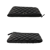 Chanel bag Black Aged Calfskin O Case 2.55 Reissue Pouch