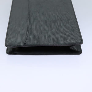 Louis Vuitton Epi Pochette Homme Clutch Bag Black Noir