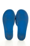 Chanel "Cloth"  Blue Slides SZ 36