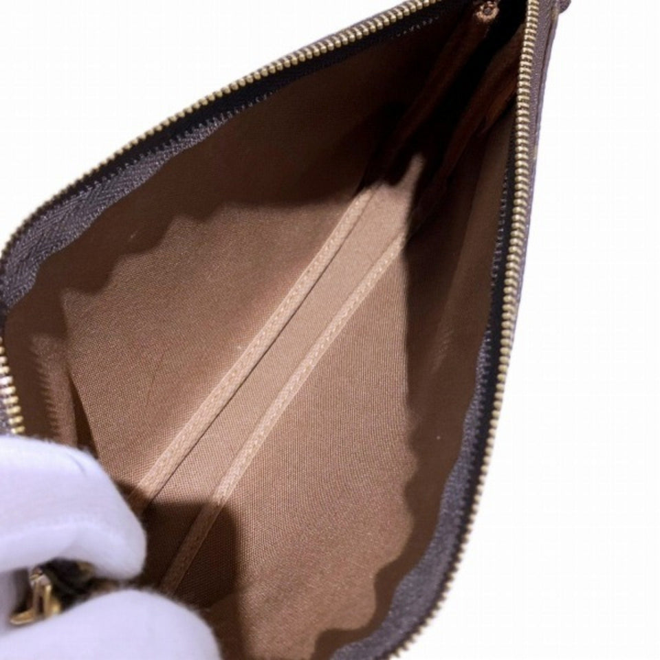 Louis Vuitton Pochette Accessoire  Canvas Clutch Bag